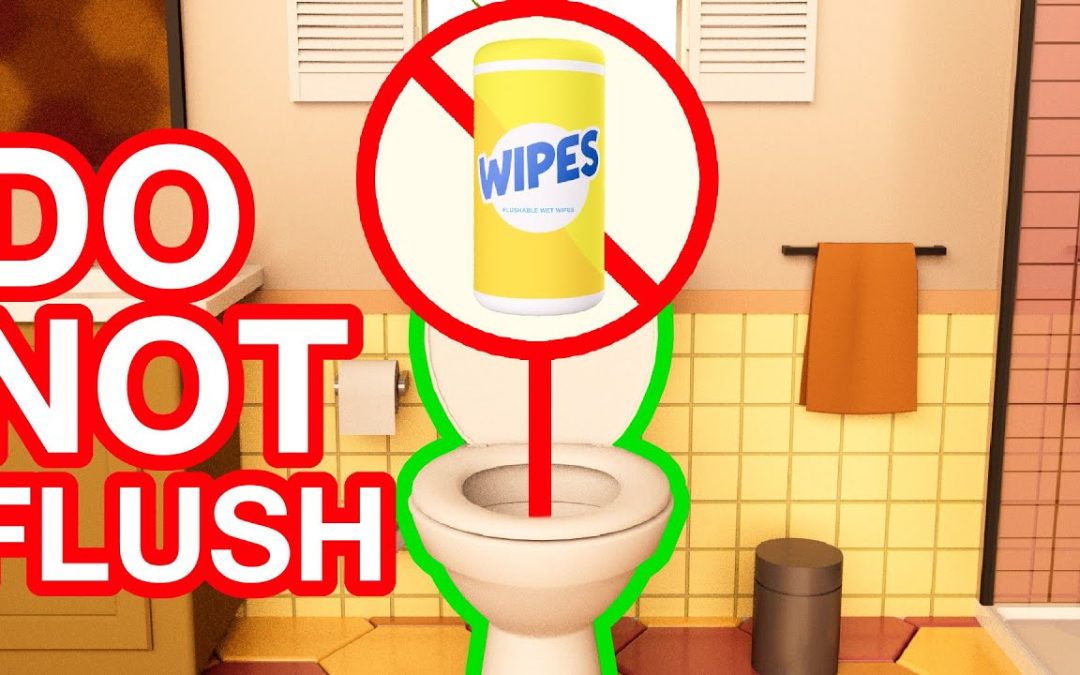 Why It’s a Bad Idea to Flush “flushable” Wipes